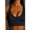 TINA Αθλητικό τοπάκι μπουστάκι με ανοιχτό ντεκολτέ και χιαστί πλάτη με τριπλή τιράντα