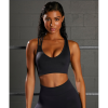 TINA Αθλητικό τοπάκι μπουστάκι με ανοιχτό ντεκολτέ και χιαστί πλάτη με τριπλή τιράντα
