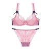 REGGINA Ρομαντικό δαντελένιο σετ εσωρούχων με φιογκάκι, μπανέλα & στρινγκ