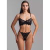 CLAIRE Δαντελένιο Σετ εσωρούχων με μπανέλα & ασορτί εσώρουχο