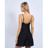 PIPER Σατέν υφής μίνι ντραπέ νυχτικό με ανοιχτή πλάτη