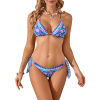 MIRANDA Μπικίνι με μοντέρνο print, τριγωνάκι με επένδυση & brazilian κάτω μέρος