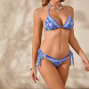 MIRANDA Μπικίνι με μοντέρνο print, τριγωνάκι με επένδυση & brazilian κάτω μέρος