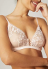 ORPIE Διάφανο σουτιέν με μπανέλα και φλοράλ σχέδια