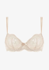 EDEL Σουτιέν με δαντελένιες διαφάνειες