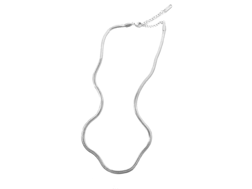 Γυναικείο κολιέ  Snake για το λαιμό από ανοξείδωτο ατσάλι, Snake chain