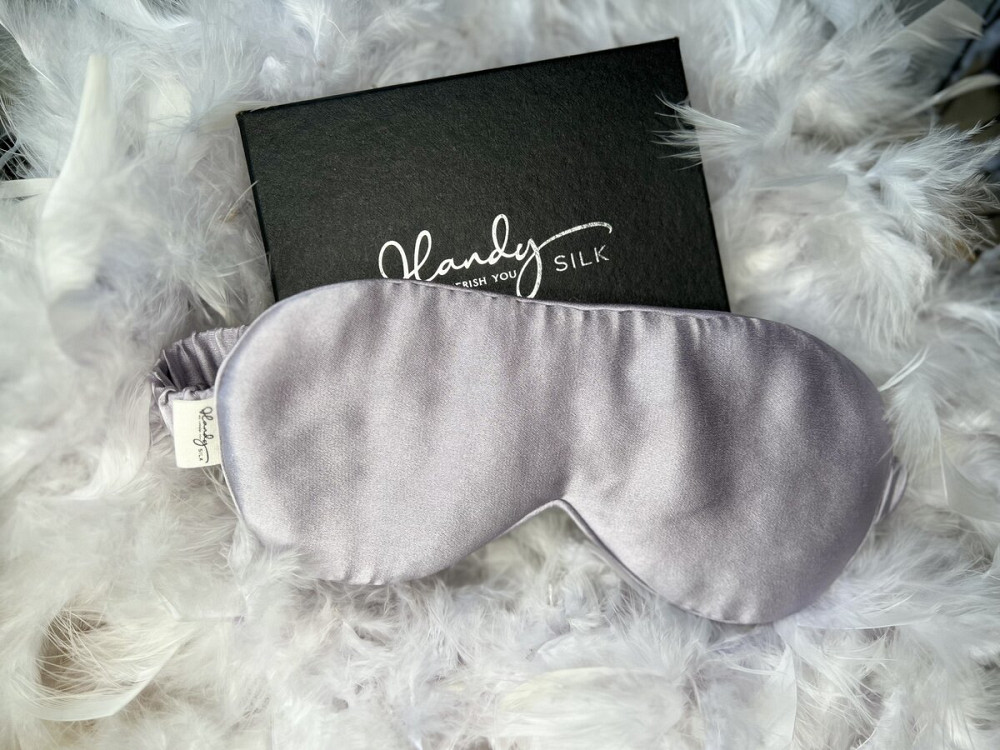 SILKY Χειροποίητη μάσκα ύπνου από 100% Mulberry Silk