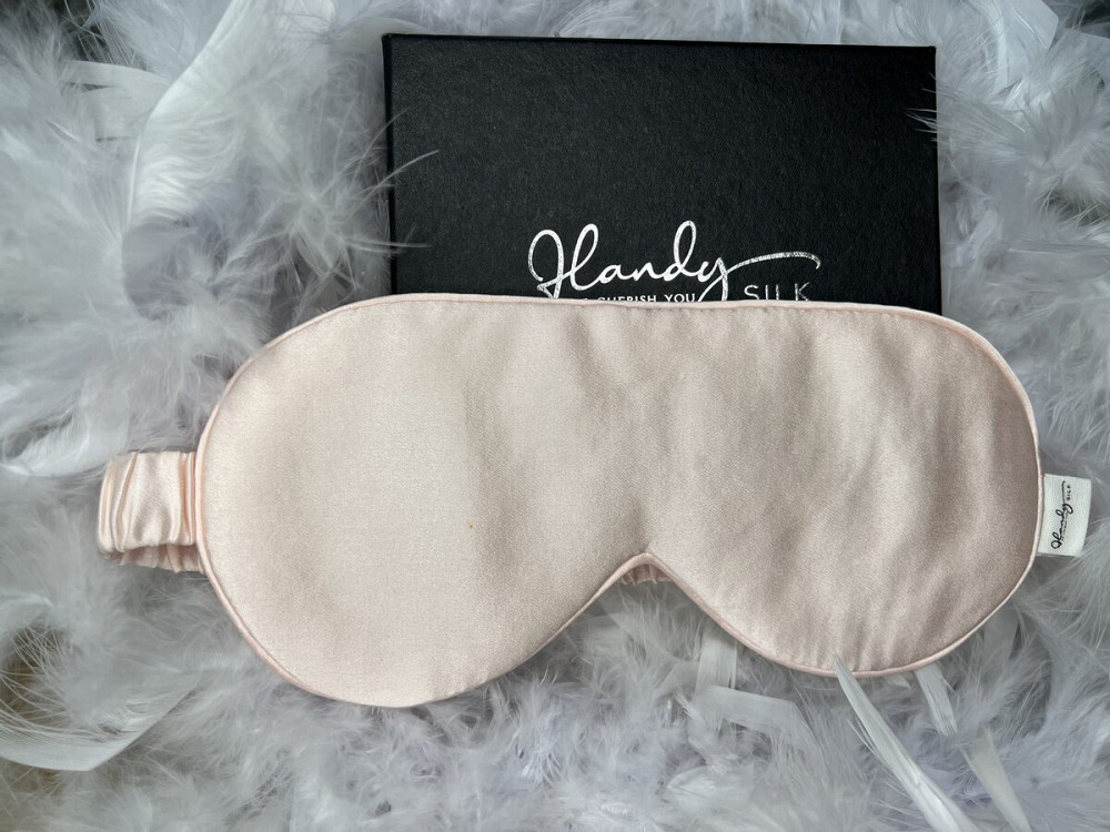 SILKY Χειροποίητη μάσκα ύπνου από 100% Mulberry Silk
