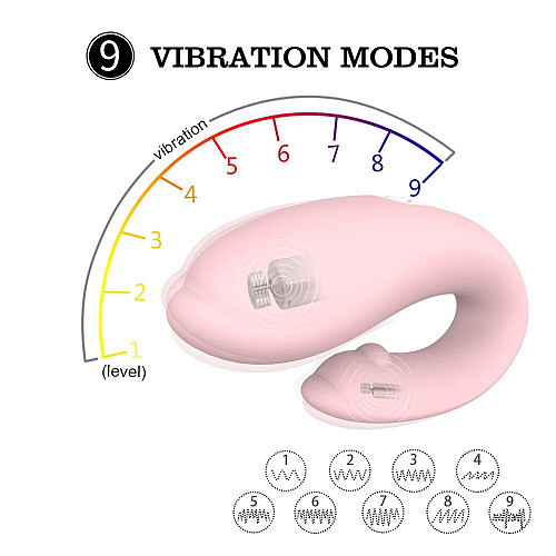 WINTER Δονητής για Ζευγάρια σε σχήμα C για καλύτερη απόλαυση διαστάσεων 9.8cm X 3.0cm