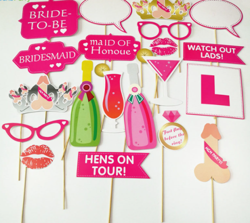 Σετ 20 τεμαχίων Bride To be Αξεσουάρ για τέλειες φωτογραφίες