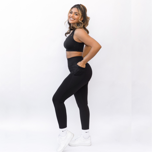 ZIZEL Αθλητικό ψηλόμεσο ελαστικό κολάν