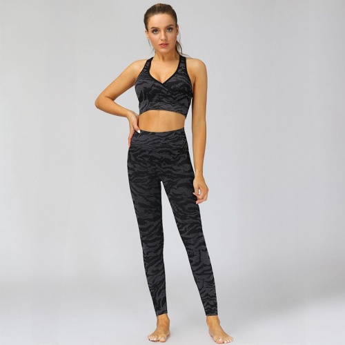 ANNY Αθλητικό κοντομάνικο μπουστάκι με κρουαζέ μπούστο και χιαστί δεσίματα στην πλάτη