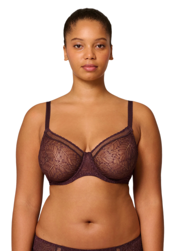 TIFANY Σουτιέν με ημιδιάφανο φλοράλ σχέδιο