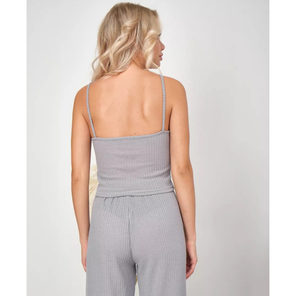 DAMA Σετ Πυτζάμας 3 τμχ με τιραντάκι & ρόμπα