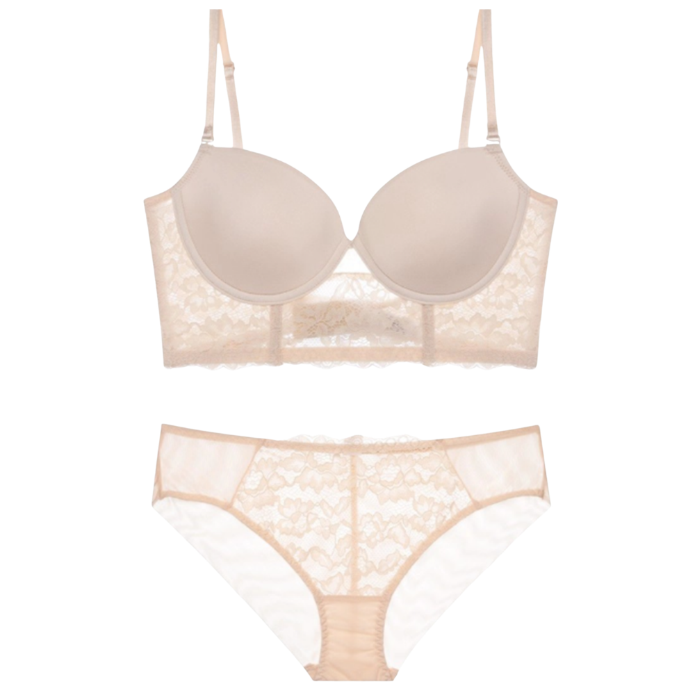 MARGARET Δαντελένιο σετ εσωρούχων με ανοιχτή πλάτη