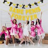 Same Penis Forever Glitter Banner – Bachelorette Party Decoration