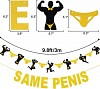 Same Penis Forever Glitter Banner – Bachelorette Party Decoration