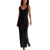DEVERO Elegant Knitted sleeveless dress with fringe