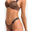 SORAYA Σετ εσωρούχων με ενίσχυση & μπανέλα με σατέν υφή & μπραζίλ εσώρουχο με αστραφτερά στραπς
