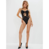 GRACE Bodysuit with padded underwired bra cups, lace, transparencies and cut-outs with straps