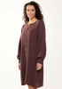 MAXIN Pajama dress with button-down front and relaxed fit