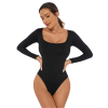 FANNIE Long sleeve brazilian cut bodysuit