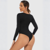 FANNIE Long sleeve brazilian cut bodysuit