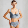 VIVIAN Lace lingerie set with high-waisted slip