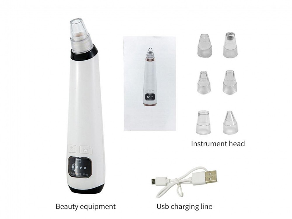 Συσκευή καθαρισμού προσώπου για Μαύρα Στίγματα, 17x4.2x3.6 cm, Blackhead Remover